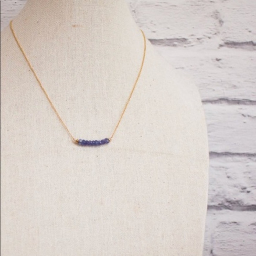 Only 1 left!!! TANZANITE NECKLACE - Picture 3 of 4